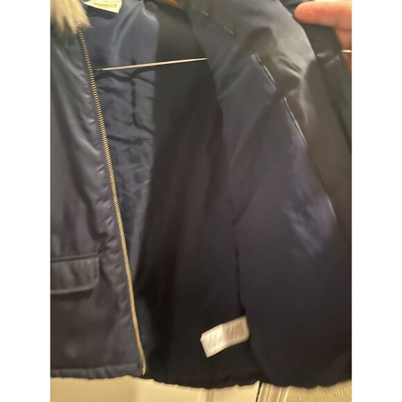 NWOT Crazy 8 Navy Blue Zipper Down w/ Faux Hood Boy Jacket Size S (5-6) - Picture 7 of 9